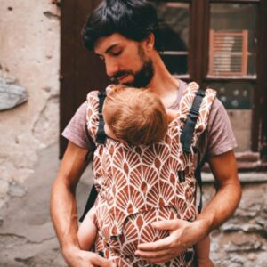 Portabebés Neko Smart Baby – Mocha (Lino)