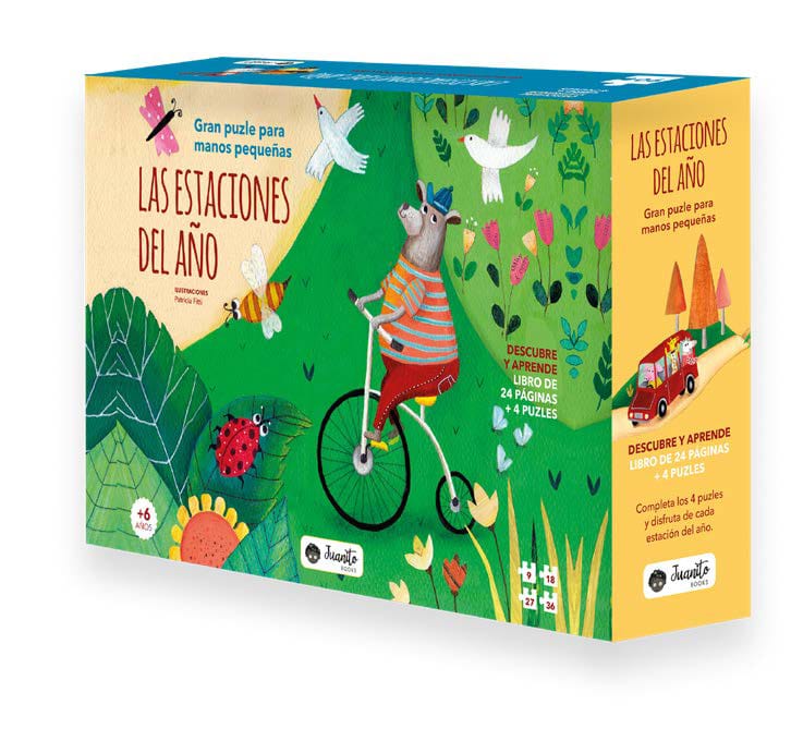 Puzzle libro Las estaciones del año de Sassi