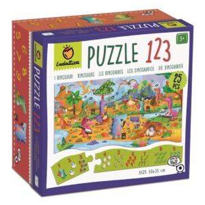 PUZZLE 123 LOS DINOSAURIOS DE LUDATTICA