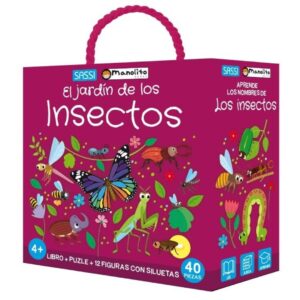 LIBRO + PUZZLE EL JARDIN DE LOS INSECTOS DE SASSI