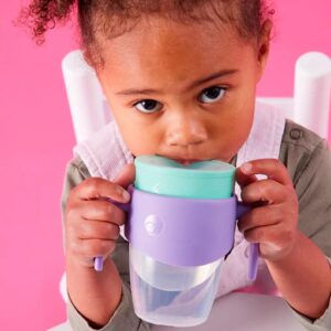 TAZA 360º CON CIERRE HERMÉTICO DE BBOX (AZUL Y MORADO)