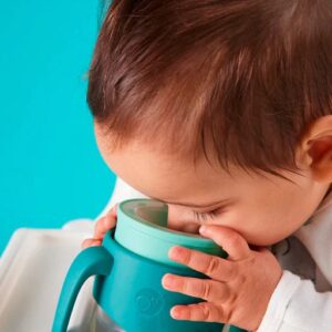 TAZA 360º CON  CIERRE HERMÉTICO DE BBOX (VERDE OSCURO Y VERDE CLARO)