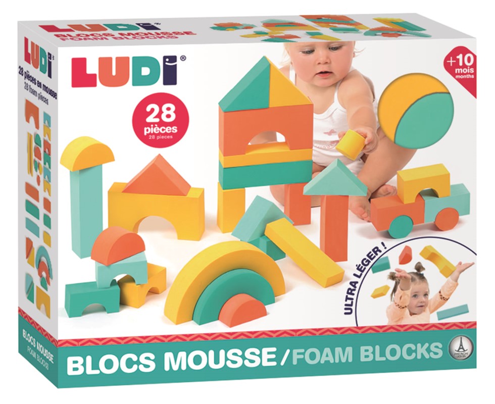 CONJUNTO DE CONSTRUCCIÓN DE ESPUMA DE LUDI